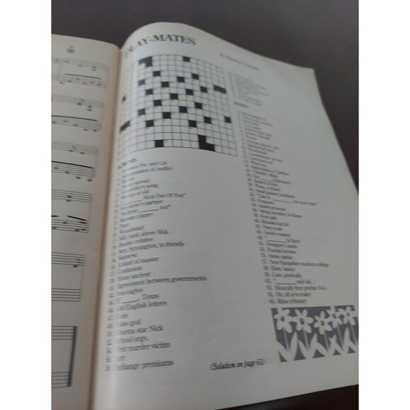 Vintage Sheet Music Magazine May June 1991 Book Standard Piano Edition Collect - Picture 13 of 13